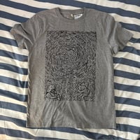 Image 1 of ORIGINAL SPIRAL PATTERN T-Shirt [MEDIUM] - [W/ Print & Sticker Bundle]