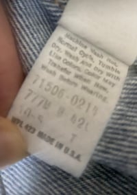 Image 14 of Levi’s Type 3 original denim jacket made in USA 