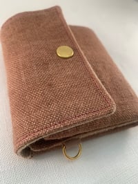 Image 3 of Lithuanian linen wallet / PLAIN #010