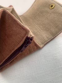 Image 4 of Lithuanian linen wallet / PLAIN #010