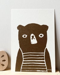 Image 1 of Illustration Bear TED AND TONE, papier recyclé