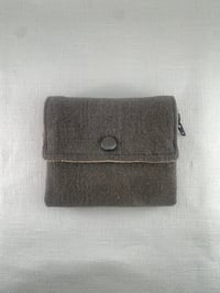 Image 1 of Lithuanian linen wallet / PLAIN #009