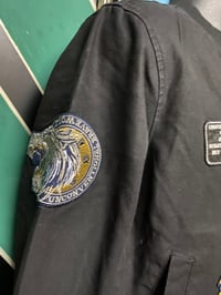 Image 4 of Jungle storm black cotton black bomber jacket