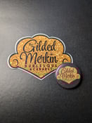 Image of The Gilded Merkin - Sticker/Badge combo