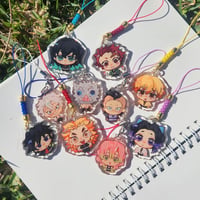 Image 1 of DEMON SLAYER charms - Tanjiro, Zenitsu, Inosuke, Genya and the Hashira