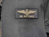 Image 2 of AK series black bomber jacket