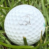 Image 1 of Golden Retriever Golf Stamp - Custom Dog Golf Ball Stamper 
