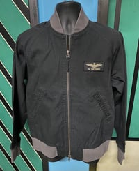 Image 5 of AK series black bomber jacket