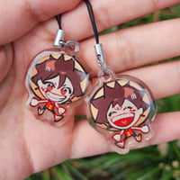 Image 2 of ONE PIECE bean charms - luffy, zoro, sanji