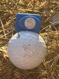 French Bulldog Golf Stamp for Marking Golf Balls - Custom Dog Golf Ball Marker 