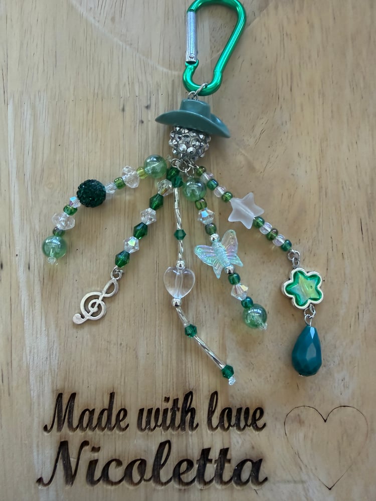 Image of Disco Cowgirl Keychain and Bag Charm