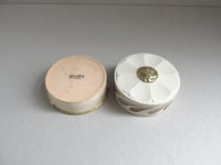 Image 8 of Vintage Yardley London Powder Box, Gold Bee and Flower Top, Honey Glow, c 1950s, Dia 7.9cm