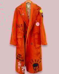 Image 4 of DRIES VAN NOTEN ¥ UPCYCLED  ¥ UNISEX ¥ VINTAGE COAT ¥ IBIZA¥ HANDPAINTED