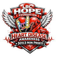 February Heart Disease Awareness Badge Decal