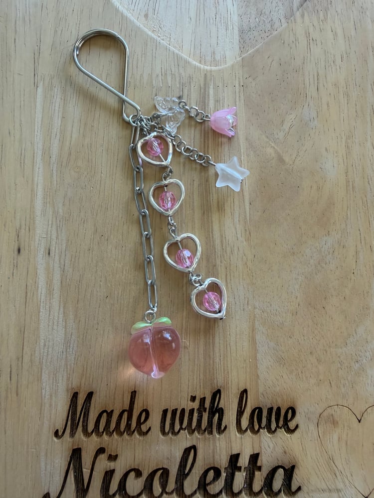 Image of Peachy Dream Keychain and Bag Charm