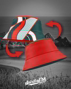 Image of Cymru Home 94-96 /  95-96 Change Reversible Bucket Hat 