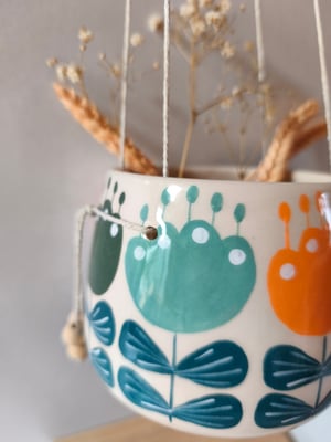 Image of    Pot suspendu fleur tulipe 