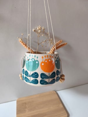Image of    Pot suspendu fleur tulipe 