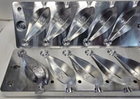 Image 3 of 20 oz Bank Sinker 10 Cavity Production Mold