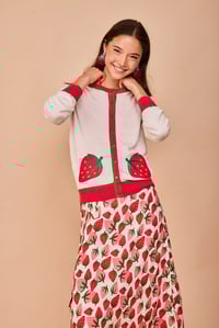 Image 3 of chaqueta fresa blanca