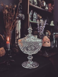 Image 1 of Fancy covered jar 