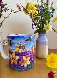 Image 1 of Dancing Daffodils Mugs