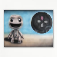Image 2 of Happy Sackboy Painting