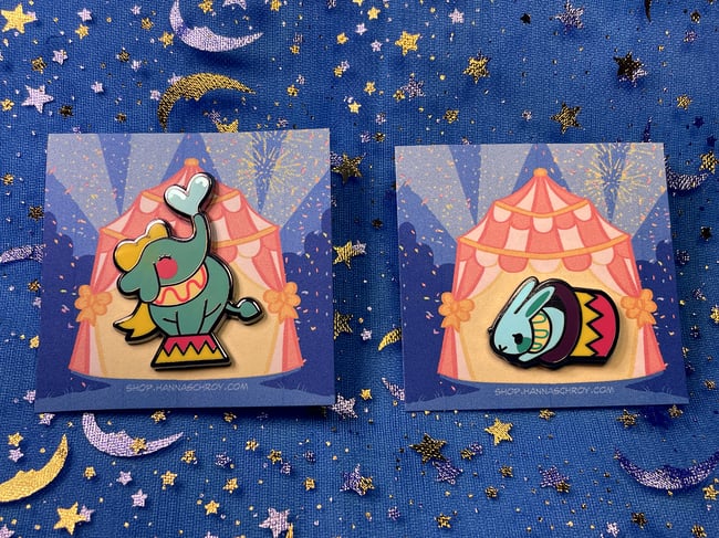 Cutie Circus Enamel Pins