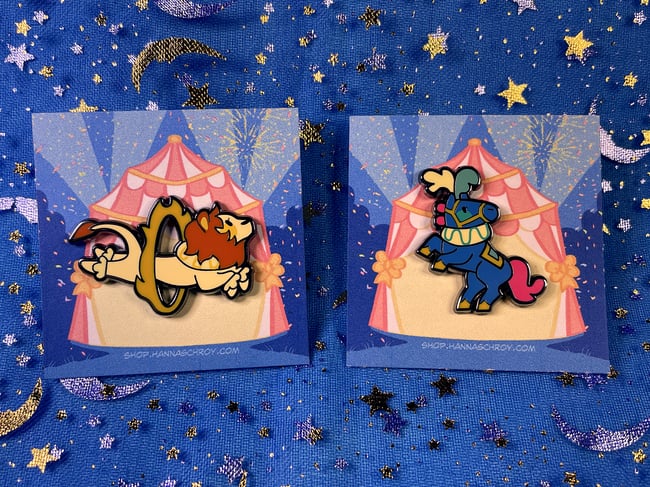 Cutie Circus Enamel Pins