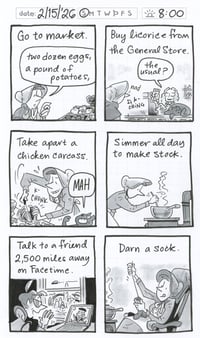 NEW!! Daily Comic 2/15: Pioneer Life