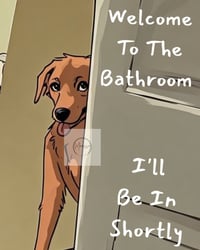 Image 2 of Peek & Pee Art Print 