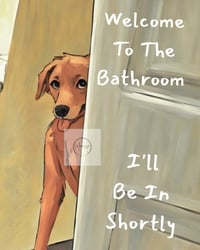 Image 2 of Peek & Pee ll Art Print