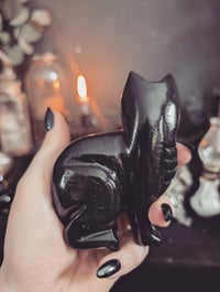 Image 3 of Carved Onyx cat 