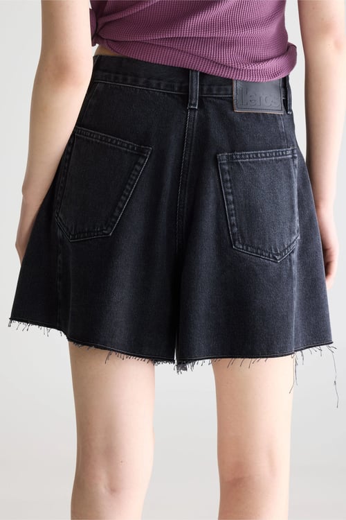 Image of 2-Shorts denim negro Presley