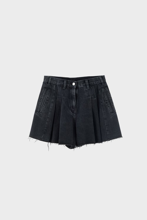 Image of 2-Shorts denim negro Presley