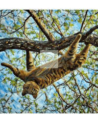 Image 2 of Meowing Around Art Print 