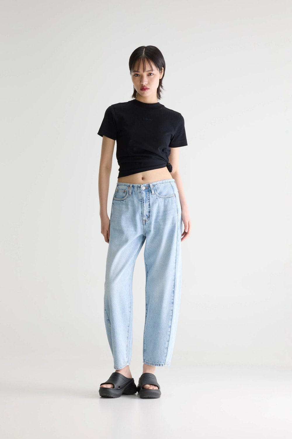 Image of 2-Pantalin denim bleach light blue Pacy 55