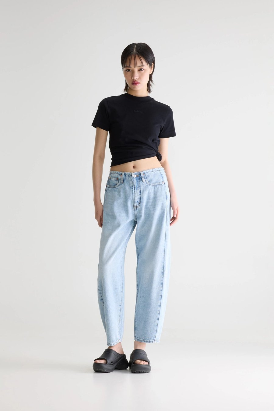 Image of 2-Pantalin denim bleach light blue Pacy 55