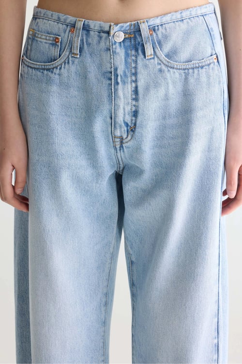 Image of 2-Pantalin denim bleach light blue Pacy 55