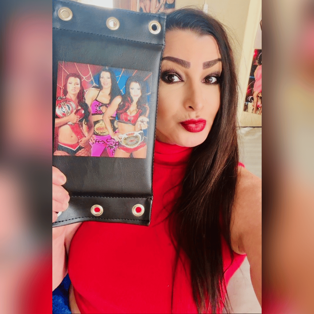 Turnbuckle TRIPLE Bundle - Queen of the Web, Triple Champion, & Radiant Red Collage Mini Turnbuckles