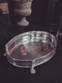 Image 2 of Claw footed tray