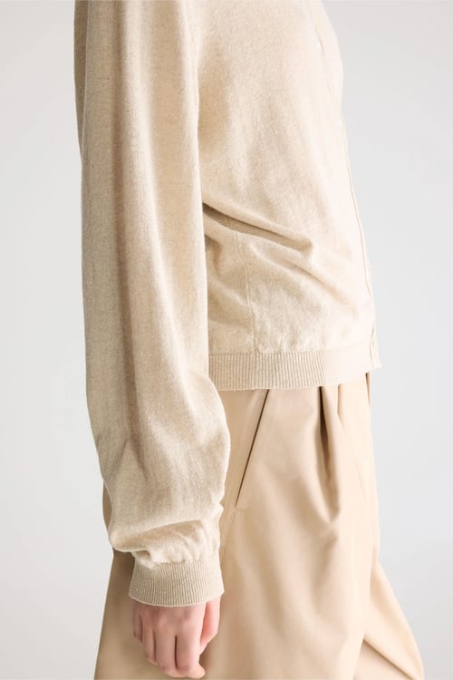 Image of 1-Chaqueta North cárdigan oatmeal