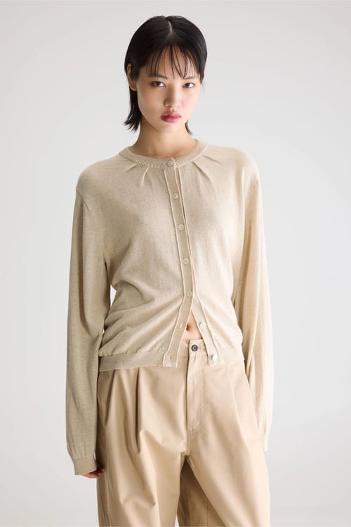 Image of 1-Chaqueta North cárdigan oatmeal