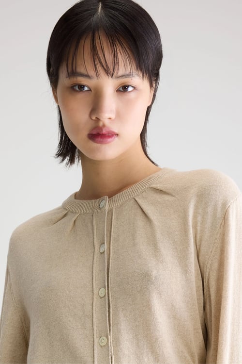 Image of 1-Chaqueta North cárdigan oatmeal