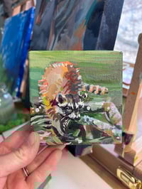 Image 1 of Fishing – Cute raccoon painting