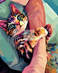 Image 2 of Furry Hugs ll Art Print 
