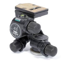 Image 3 of Manfrotto 410 (Bogen 2375) Junior 3-Way geared tripod head + Quick Release 1932