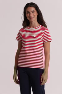 CAMISETA DE RAYAS ROJA MIMI MUA