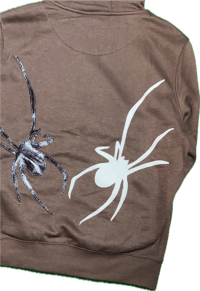 Image 3 of baby FACE hoodie [brown]