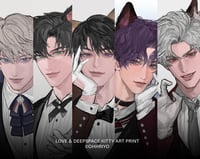 Image 1 of LADS A5 Kitty art prints